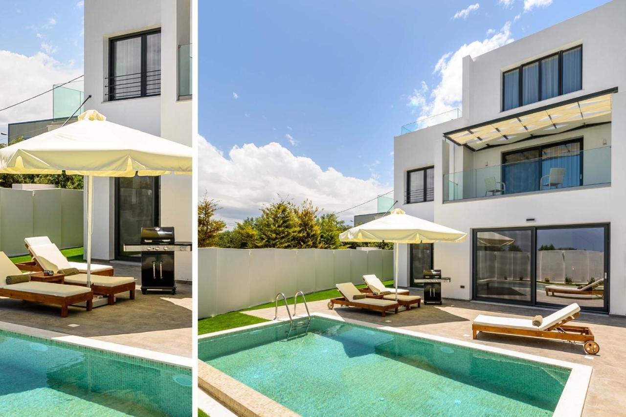 5Star Villa Harmony W Heated Pool, Gym, Spa, Sauna Skalanion Dış mekan fotoğraf