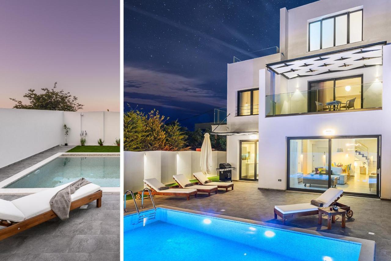 5Star Villa Harmony W Heated Pool, Gym, Spa, Sauna Skalanion Dış mekan fotoğraf