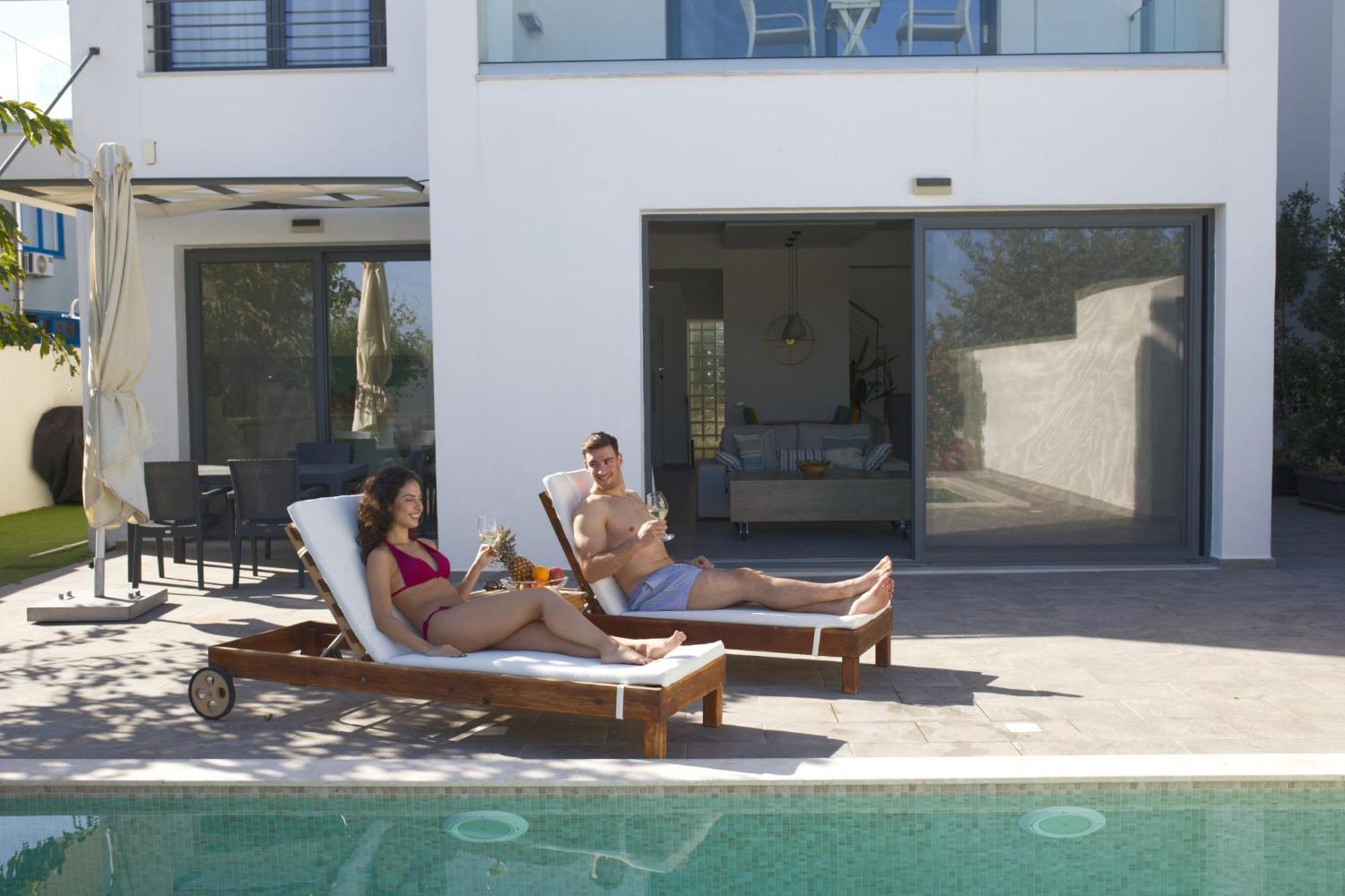 5Star Villa Harmony W Heated Pool, Gym, Spa, Sauna Skalanion Dış mekan fotoğraf