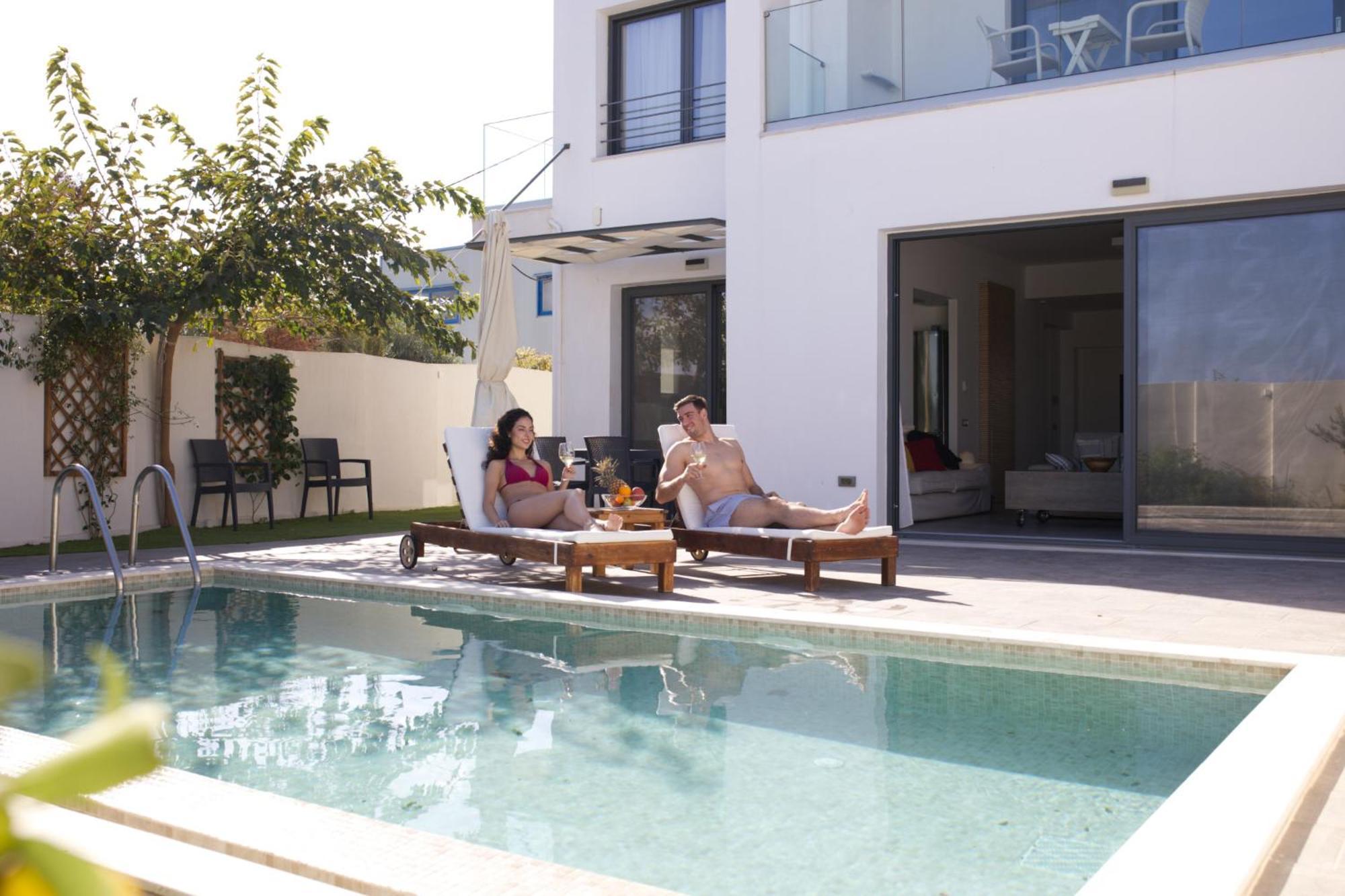 5Star Villa Harmony W Heated Pool, Gym, Spa, Sauna Skalanion Dış mekan fotoğraf